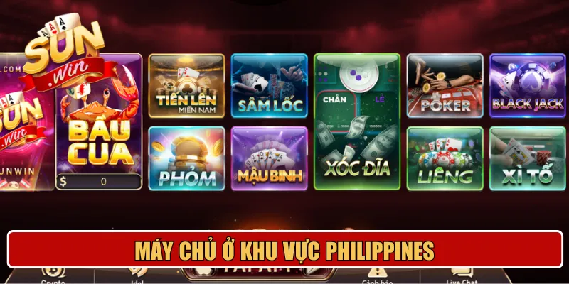 Máy chủ ở khu vực Philippines